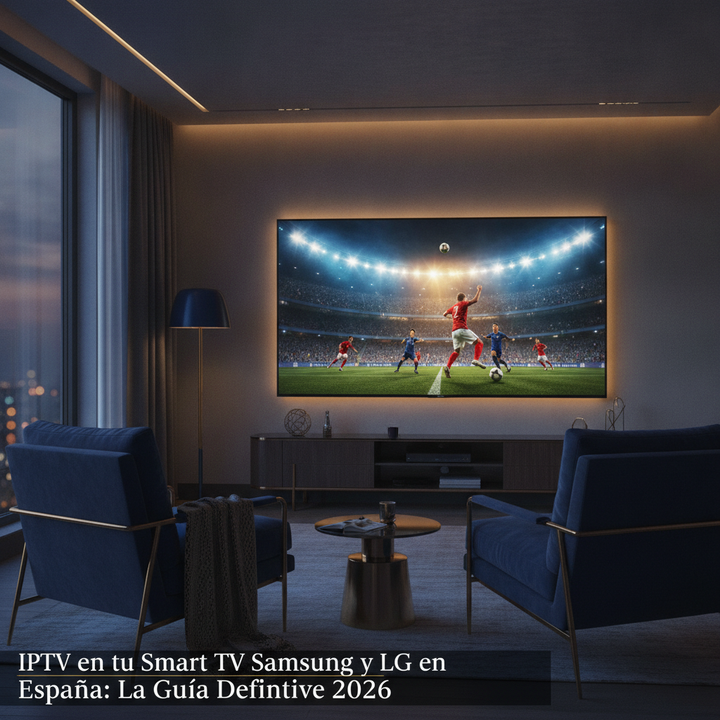 IPTV en tu Smart TV Samsung y LG en España: La Guía Definitiva 2026