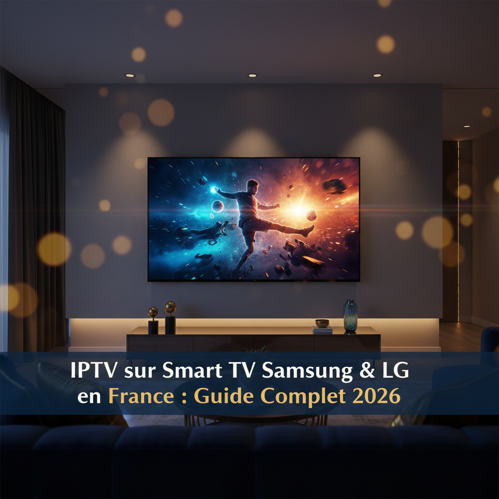 IPTV sur Smart TV Samsung & LG en France : Guide Complet 2026