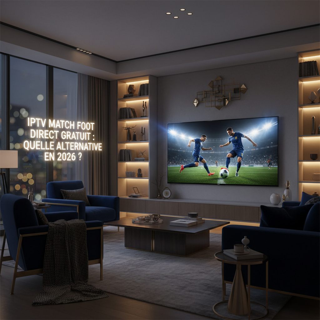 IPTV Match Foot Direct Gratuit : Quelle Alternative en 2026 ?
