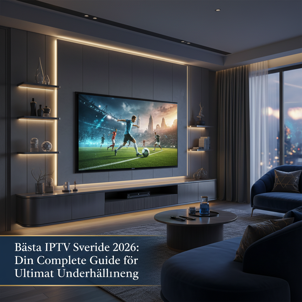 Bästa IPTV Sverige 2026: Din Kompletta Guide för Ultimat Underhållning